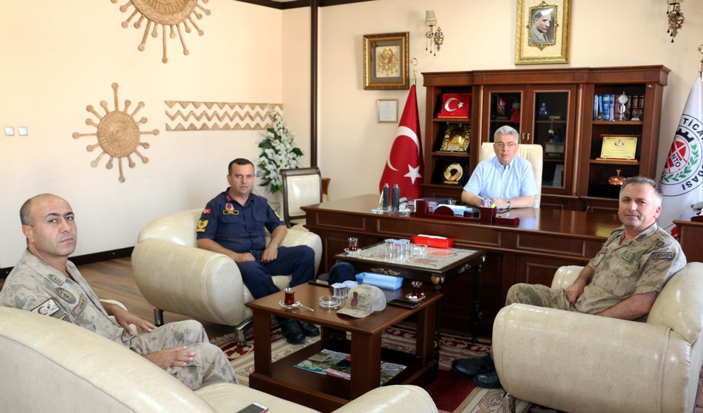 Nizip Jandarma Komutanı Resul Çot’tan NTO’ya Veda Ziyareti