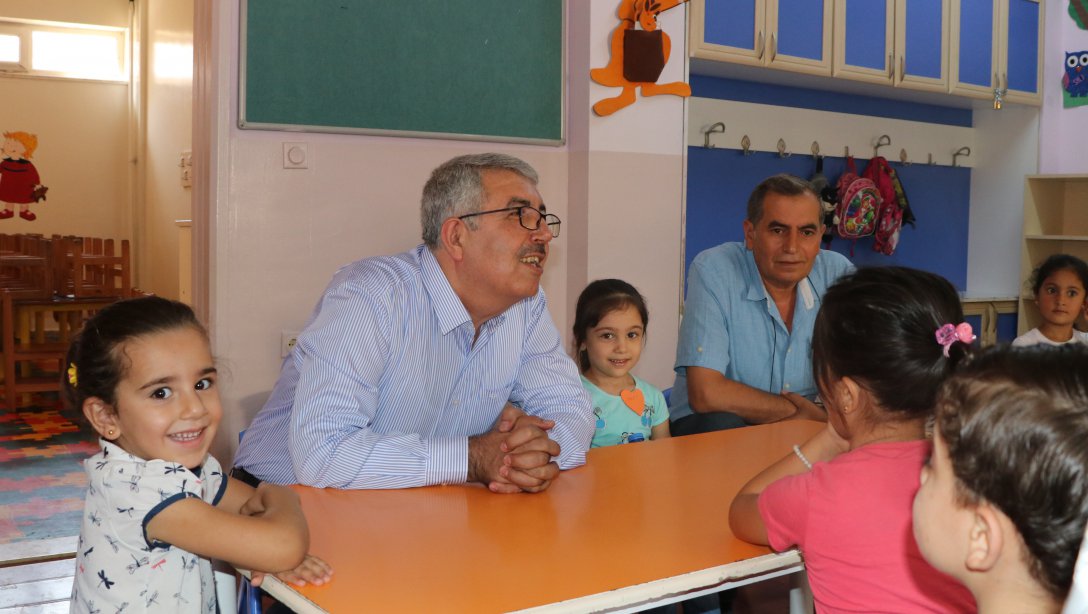 İlçe Milli Eğitim Müdürümüz Cengiz GÜNDEŞ Tarafından Tekel İlkokulu Yaz Anaokulu Sını