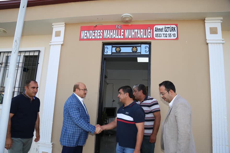 Başkan sari, menderes mahallesinde incelemelerde bulundu