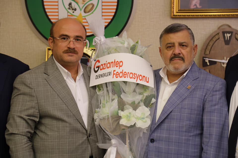 Gaziantep Dernekleri Federasyonundan Belediye Başkanına ziyaret
