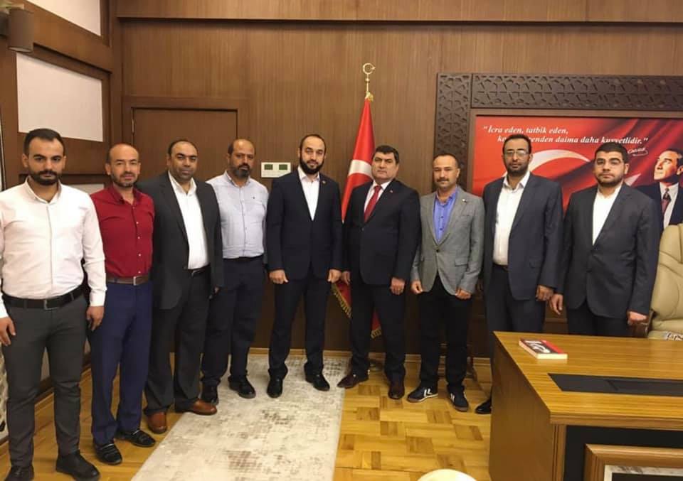 Nizip yeniden refah partisi den kaymakam şahine ziyaret