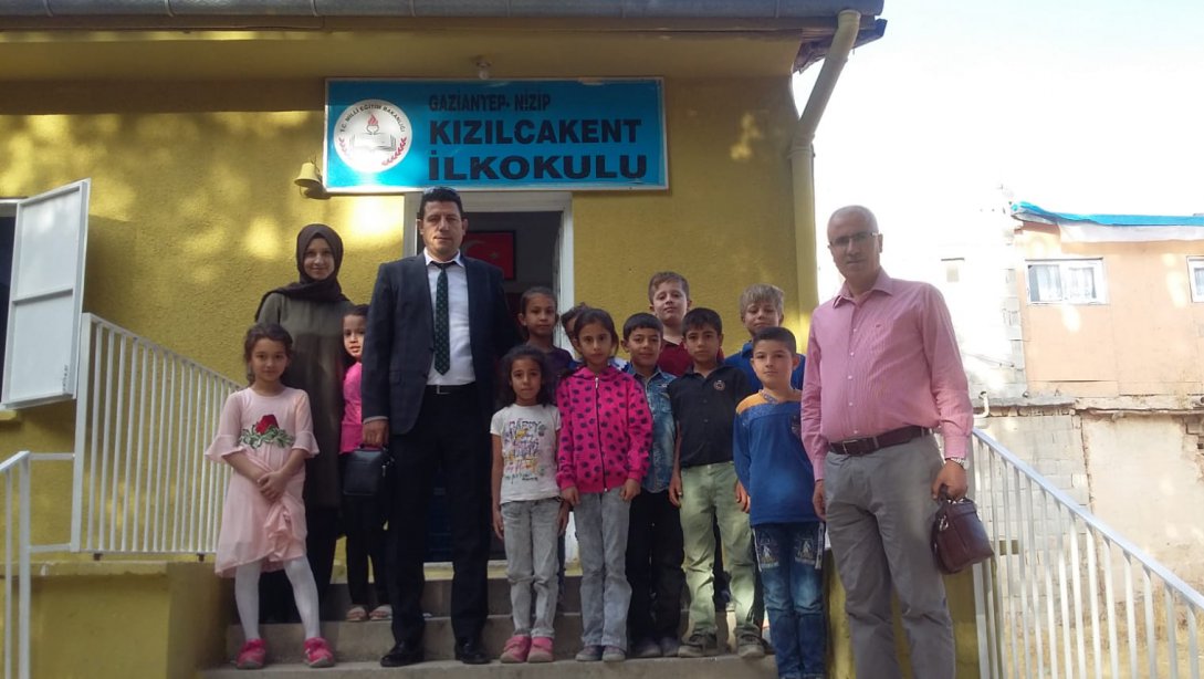 Şube Müdürlerimiz Vehbi ÖZTÜRK ve Yusuf CİCE'den Bahçeli ve Kızılcakent İlkokulları'n