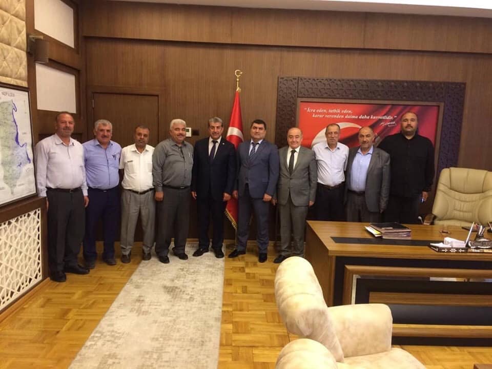 Küspeoğlundan, Nizip Kaymakamına ziyaret