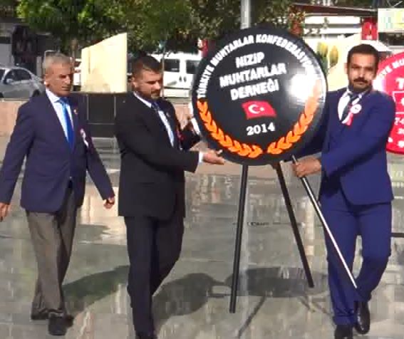 Nizipte 19 ekim muhtarlar günü kutlandi