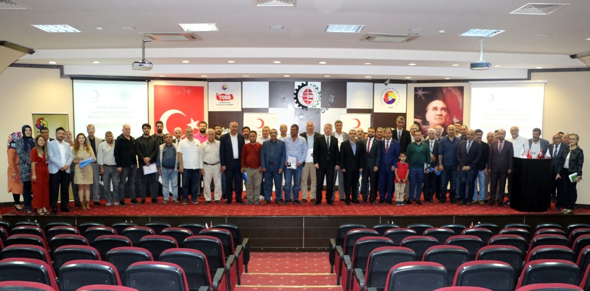 NTO’da Kızılay Kan Bağışçıları Madalya İle Onurlandırıldı