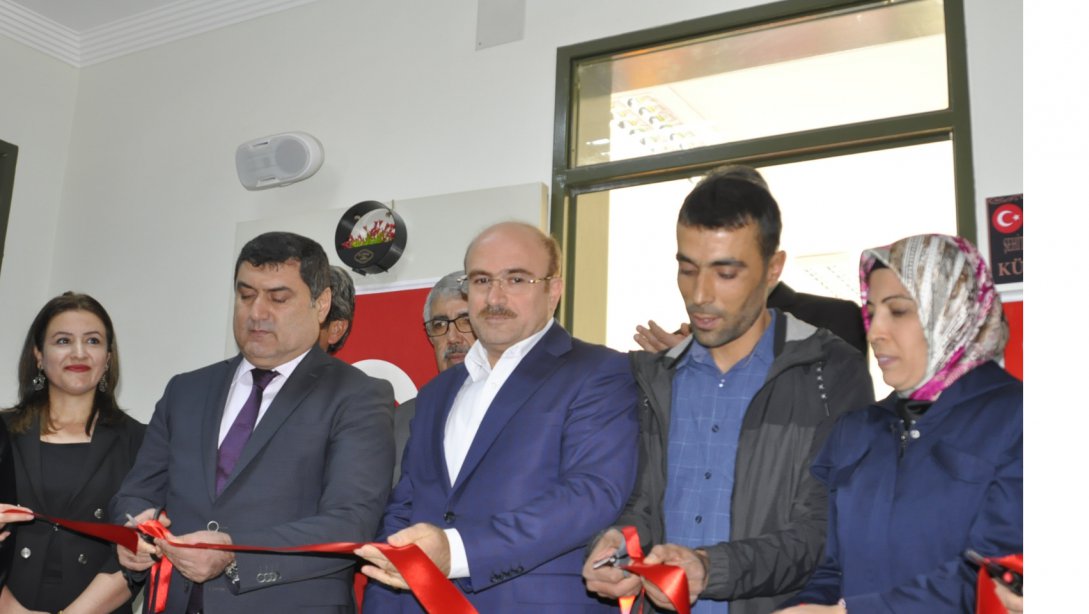 Fatma Alkan İlkokulu, Şehit Polis Recep Emre YILMAZ Kütüphanesi Açılışı Yapıldı