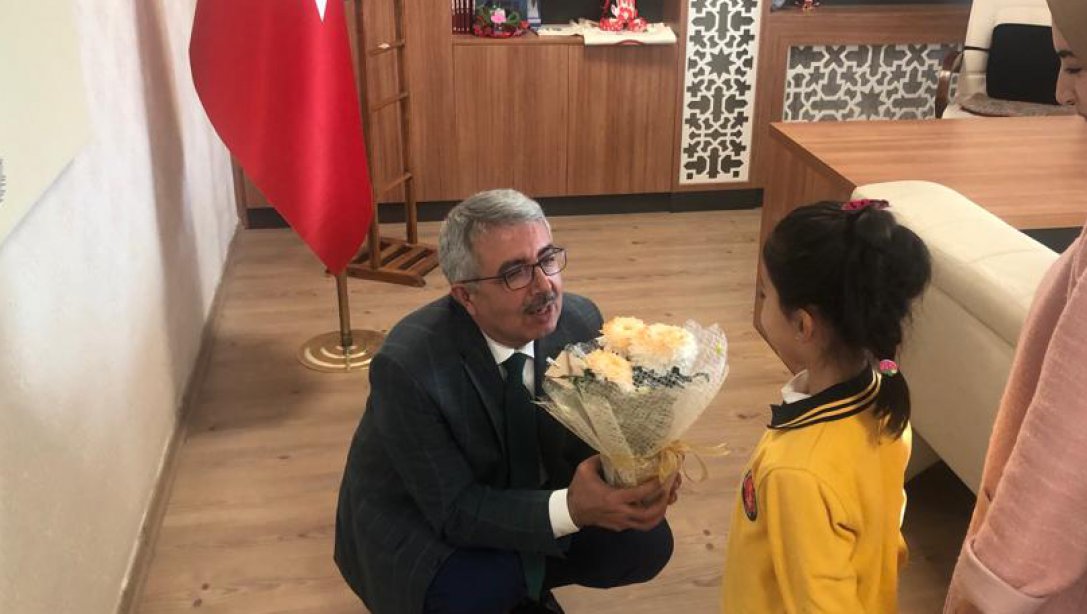 Bilal Saide Marufoğlu İlkokulu ve Nene Hatun Anaokulu'ndan İlçe Müdürümüz Cengiz GÜND