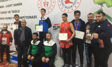 Türkiye Wushu Kungfu Sanda Taolu’da Büyük Başarı