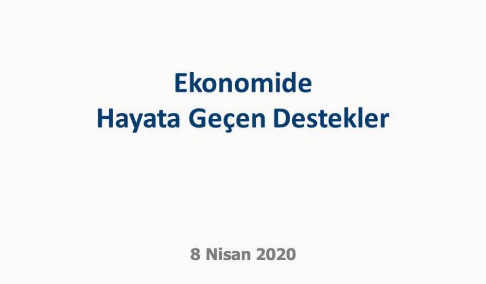 Ekonomide Hayata Geçen Destekler