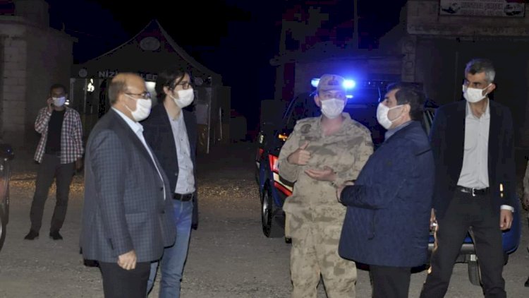 Şahin ve Sarı kontrol noktasını ziyaret etti