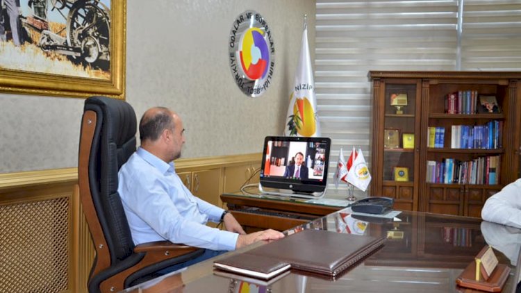 Başkan sari tobb ekonomi buluşmasi video konferansina katildi