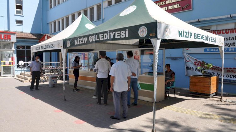 Nizip Devlet Hastanesi'nden Koronaviris Tedbiri