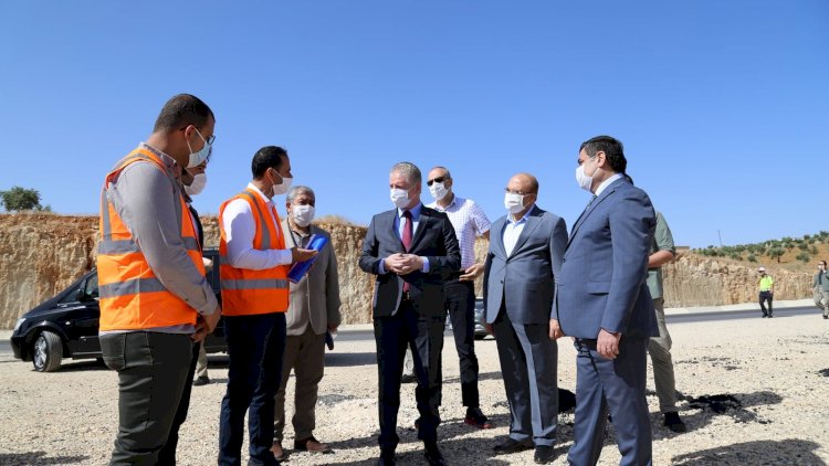 Vali Gül Gaziantep-Nizip duble yol çalışmasını inceledi