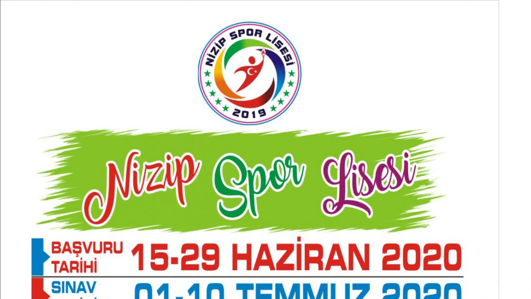 Nizip Spor Lisesi Başvuruları Başlamıştır