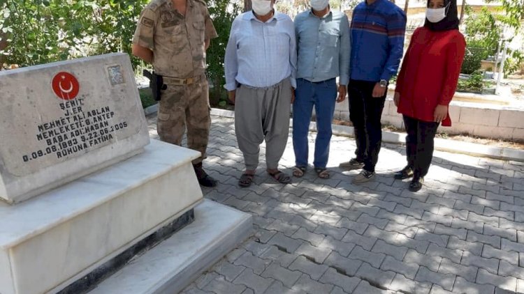 Jandarma Komutanı Diki'den Şehit Babasına Ziyaret