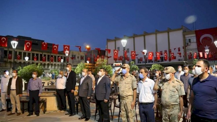 Nizip’te ‘Sosyal Mesafeli’ 15 Temmuz Demokrasi ve Milli Birlik Günü Töreni