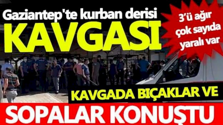 Kasaplar ve vatandaşların kurban derisi kavgasında kan aktı Kasaplar ve vatandaşların kurban derisi kavgasında kan aktı