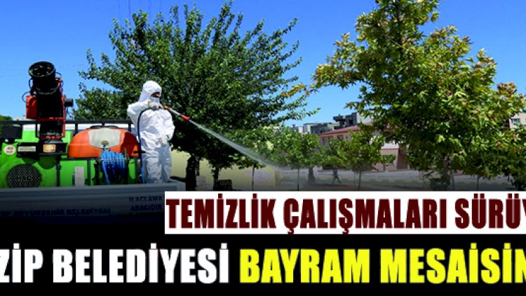 Belediye ekipleri bayram mesaisinde Belediye ekipleri bayram mesaisinde