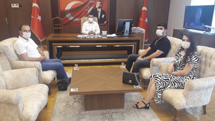 Nizip Ayyıldız Koleji Yöneticilerinden Kaymakam Şahin'e Ziyaret