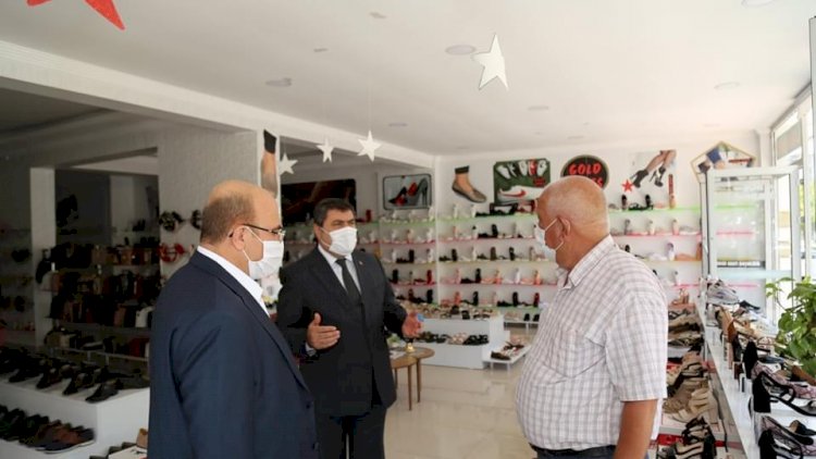 Kaymakam Şahin ve Başkan Sarı denetimde
