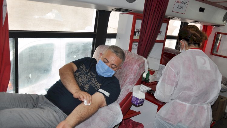 Nizip'te kan bağışı kampanyası