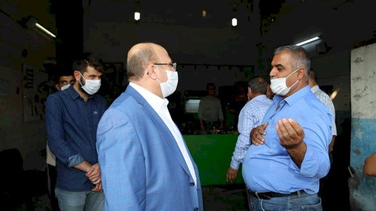 Başkan Sarı’dan Sanayi Sitesi’ne ziyaret Başkan Sarı’dan Sanayi Sitesi’ne ziyaret