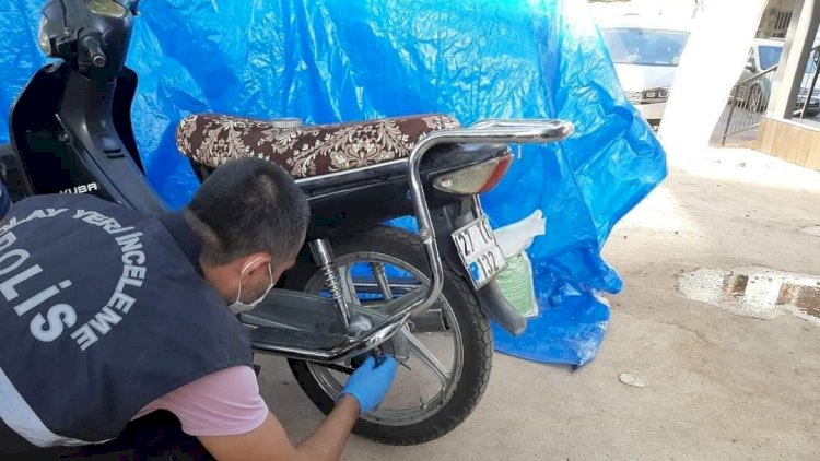 Gaziantep'ten çalınan motosiklet Nizip'te bulundu.