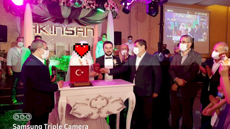 Ak Parti Gençlik Kolları Başkanı Dünya evine girdi.