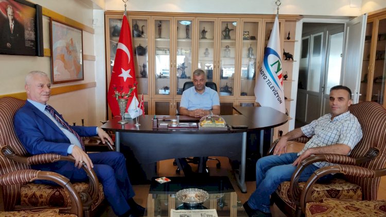 Muhtar Temel Mermer'den NRT’ye Ziyaret Muhtar Temel Mermer'den NRT’ye Ziyaret