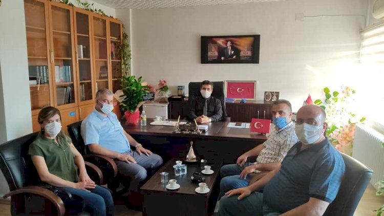 Yeni Milli Eğitim Müdürüne ziyaret