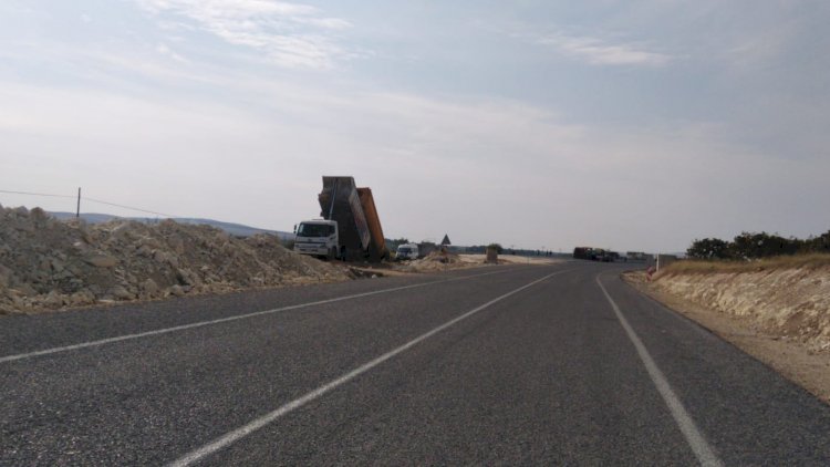 Karkamiş ilçesinde *yol çalişmasi