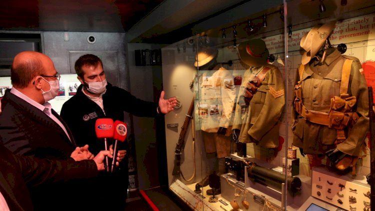 Sarı ve Tanrıöver, Nizip’teki tarihi alanlarda incelemelerde bulundu