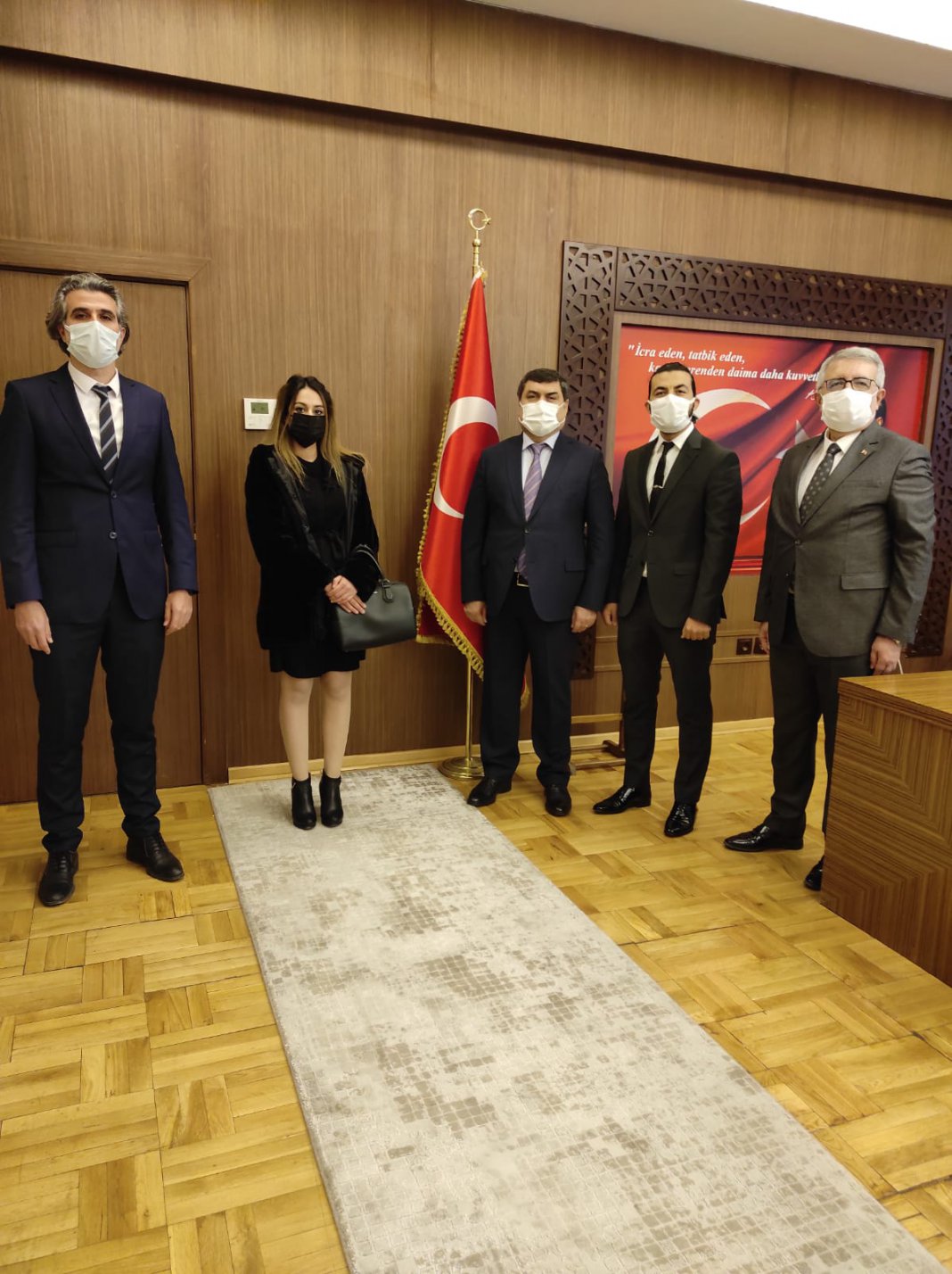24 Kasım Öğretmenler Günü Münasebetiyle İlçe Kaymakamımız Sayın Kemal ŞAHİN'e Ziyaret