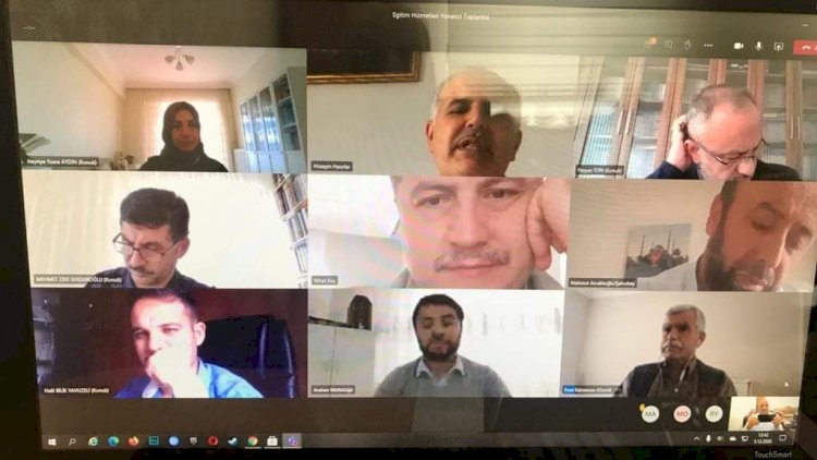 İl Müftülüğü Hazırlar Başkanlığında Online Toplantı İl Müftülüğü Hazırlar Başkanlığında Online Toplantı