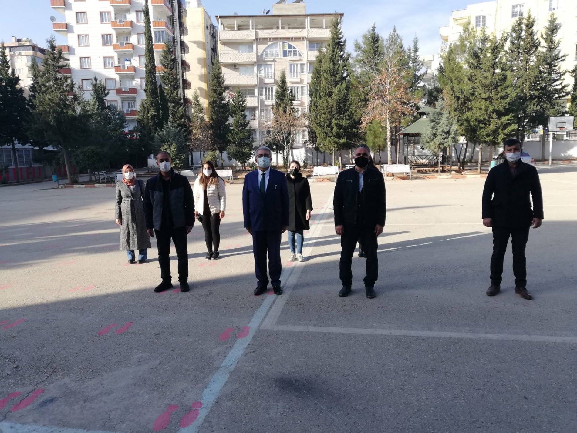 İlçe Milli Eğitim Müdürümüz Cengiz GÜNDEŞ, Yahya Altınbaş Anadolu Lisesi Bayrak Tören
