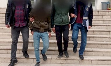Evden hirsizlik yapan 3 şüpheli tutuklandi Evden hirsizlik yapan 3 şüpheli tutuklandi