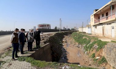 Başkan Sarı sahadaki çalışmaları inceledi Başkan Sarı sahadaki çalışmaları inceledi
