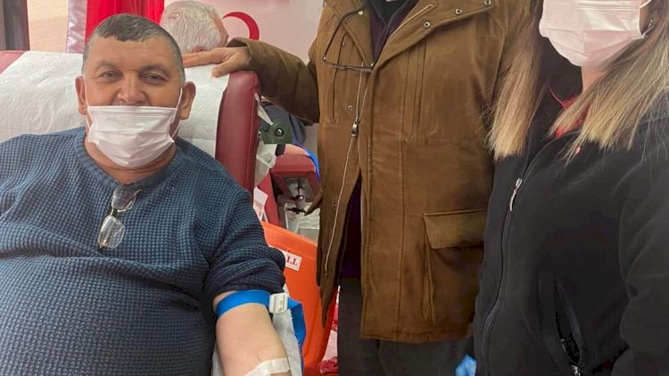 Başkan Kök ve Yönetim Kurulu Üyelerinden Kan Bağışı