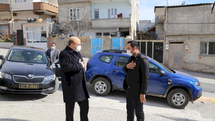 Başkan Sarı'dan mahalle ziyareti Başkan Sarı'dan mahalle ziyareti