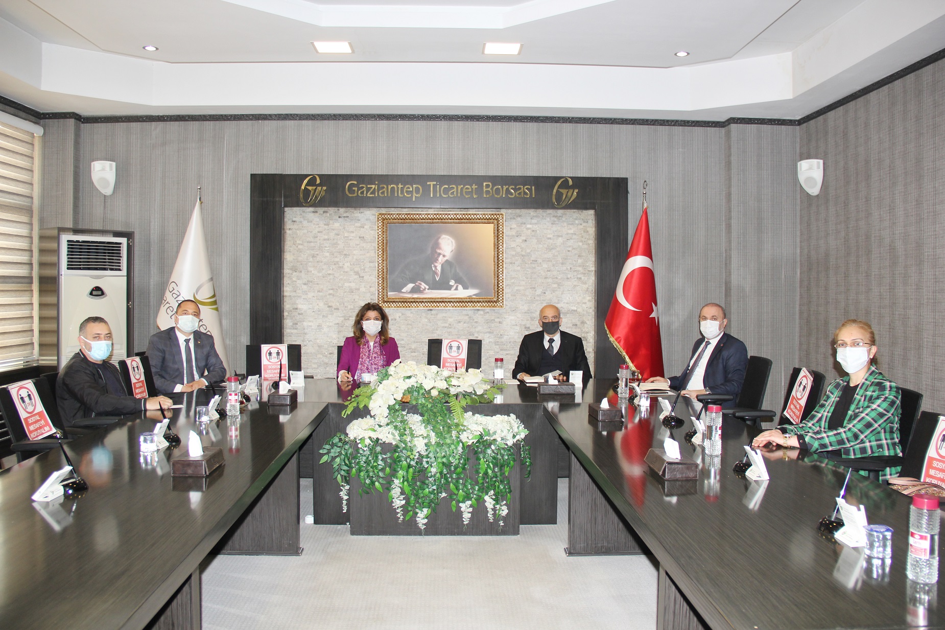 Gaziantep İl/İlçe Oda ve Borsa Genel Sekreterleri GTB ’de Buluştu
