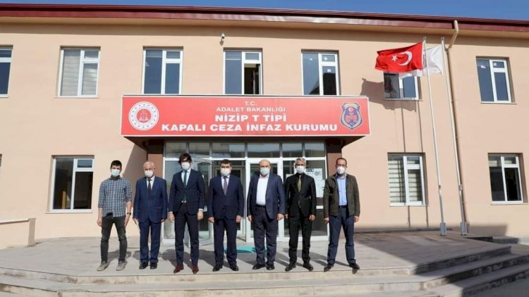 Protokol'den Nizip Kapalı Ceza İnfaz Kurumuna Ziyaret Protokol'den Nizip Kapalı Ceza İnfaz Kurumuna Ziyaret