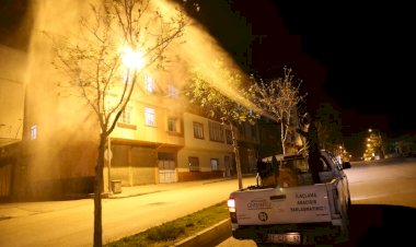 Nizip Belediyesi Haşerelerle Mücadele Ediyor Nizip Belediyesi Haşerelerle Mücadele Ediyor