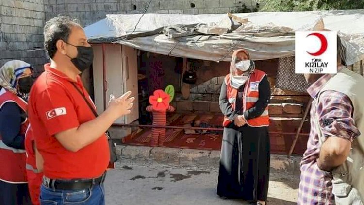 Nizip Kızılay Ramazan yardımlarını aralıksız sürdürüyor