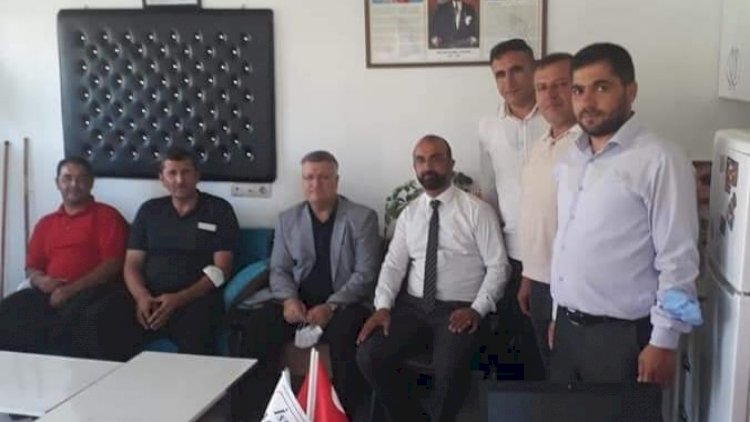 MHP Nizip İlçe Başkanı’ndan, muhtarlar derneği ziyareti