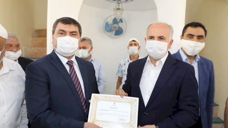 Kaymakam Şahin kurbanını TDV’ye bağışladı
