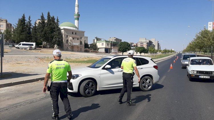 Nizip'te drone ile trafik uygulaması