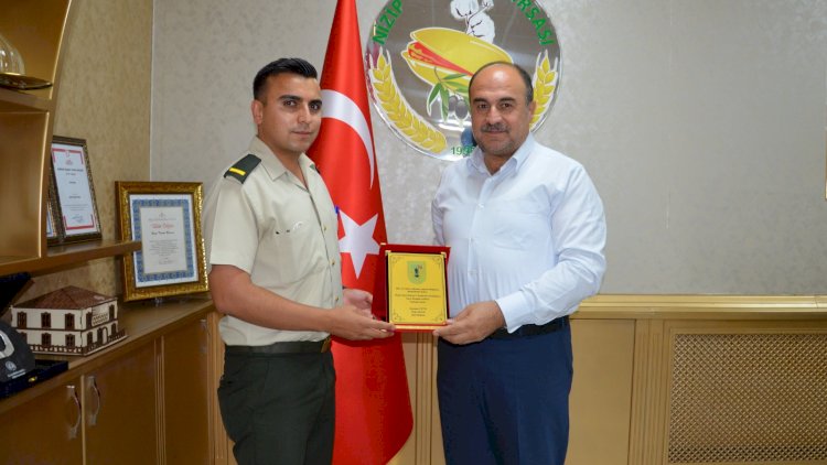 Nizip askerlik şubesi başkani asteğmen ramazan çetin borsamizi ziyaret etti*