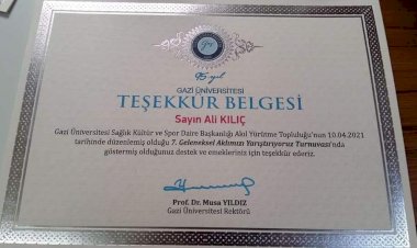 Nizip'li öğretmen Ali Kılıç Türkiye Zeka Şampiyonu 