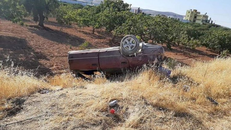 Karkamış yolunda kaza 4 yaralı 