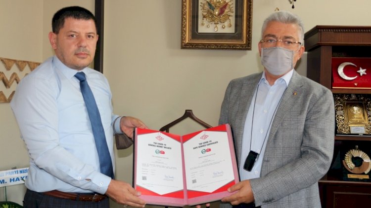 NTO TSE Belgelerini Teslim Aldı NTO TSE Belgelerini Teslim Aldı